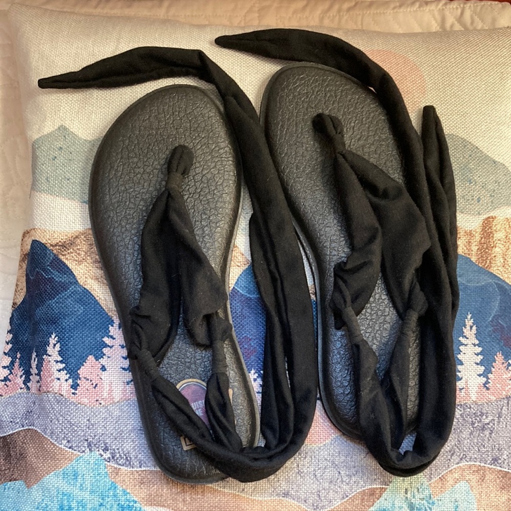 Yoga mat gladiator sandals